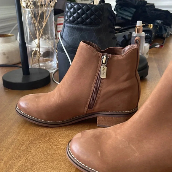 Brown leather boots 5.5 - Picture 2 of 7